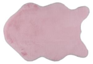 RABIT rózsaszín polyester szőnyeg 60x90cm