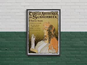 Plakát poszter Plakát poszter Cercle de Schaerbeek Exposition Artistique