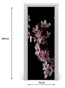 Ajtó méretű poszter Cseresznye virágok 85x205