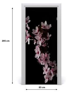 Ajtó méretű poszter Cseresznye virágok 85x205