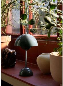 &Tradition - Flowerpot VP9 Portable Asztali Lámpa Stone Blue - Lampemesteren