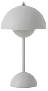&Tradition - Flowerpot VP9 Portable Asztali Lámpa Matt Light Grey - Lampemesteren