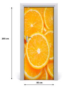 Ajtómatrica narancs szeletek 85x205