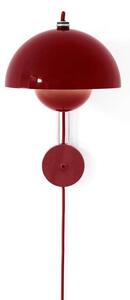 &Tradition - Flowerpot VP8 Fali Lámpa Vermillion Red - Lampemesteren