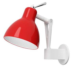 Rotaliana - Luxy W0 Fali Lámpa White/Red - Lampemesteren