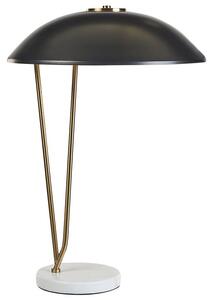 Fém fekete és aranyszínű asztali lámpa DANTO