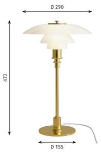 Louis Poulsen - PH 3/2 Asztali Lámpa Lamp Brass - Lampemesteren