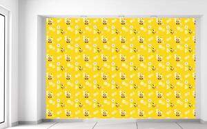 Gario Fotótapéta Kis sárga méhecskék Anyag: Öntapadó, Méret: 268 x 100 cm