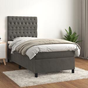 Bársony Ágy Matraccal - 90x200 cm