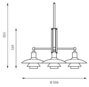 Louis Poulsen - PH 2/1 Table, Fali Lámpa & Függőlámpa Glass Top Lámpaernyő - Lampemesteren