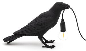 Seletti - Bird Lamp Waiting Asztali Lámpa Black - Lampemesteren