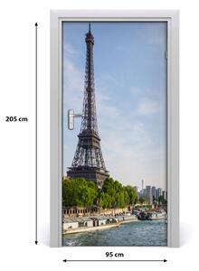 Ajtóposzter öntapadós Eiffel-torony 85x205