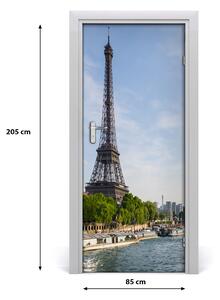 Ajtóposzter öntapadós Eiffel-torony 85x205