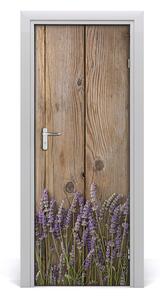 Fotótapéta ajtóra Lavender fa 75x205cm