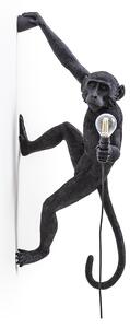 Seletti - Monkey Hanging Kültéri Fali Lámpa Right Black - Lampemesteren