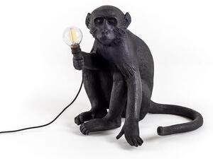 Seletti - Monkey Sitting Kültéri Asztali Lámpa Black - Lampemesteren
