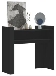 Fekete szerelt fa tálalóasztal 100x35x90 cm