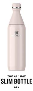 Világos rózsaszín rozsdamentes acél ivópalack 600 ml All Day Slim – Stanley