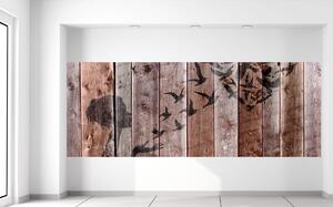 Fotótapéta Szerelem a fán Anyag: Öntapadó, Méretek: 268 x 100 cm