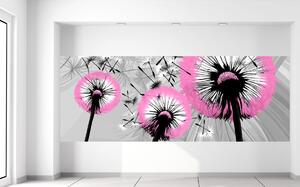 Gario Fotótapéta Gyöngéd rózsaszín pitypangok Anyag: Öntapadó, Méret: 150 x 200 cm