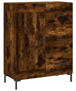 VidaXL füstös tölgy színű szerelt fa magasszekrény 69,5 x 34 x 180 cm