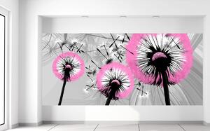 Gario Fotótapéta Gyöngéd rózsaszín pitypangok Anyag: Öntapadó, Méret: 536 x 240 cm