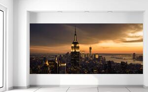 Gario Fotótapéta New York naplementekor Anyag: Öntapadó, Méret: 536 x 240 cm