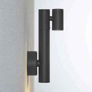 Lucande - Saige 2 LED Kültéri Fali Lámpa Dark Grey - Lampemesteren