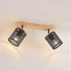Lindby - Kiriya 2 Mennyezeti Lámpa Black/WoodLindby - Lampemesteren