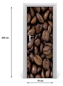 Poszter tapéta ajtóra Kávébab 75x205 cm