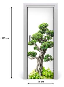 Ajtóposzter öntapadós bonsai fa 85x205