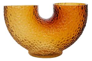 AYTM - Arura Low Glass Vase Amber - Lampemesteren