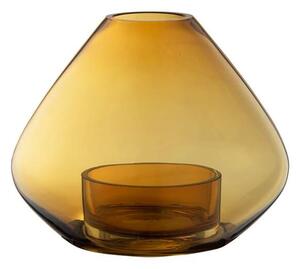 AYTM - Uno Lantern/Vase H11,5 Amber - Lampemesteren