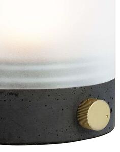 DybergLarsen - Cozy Portable Asztali Lámpa Grey/Opal - Lampemesteren