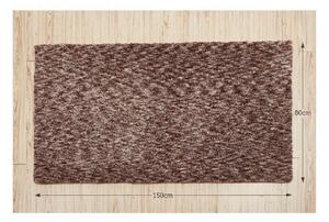 TOBY barna polyester szőnyeg 80x150cm