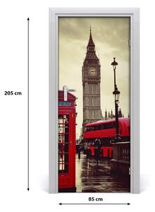 Ajtómatrica Big Ben, London 85x205