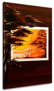 Gario Kézzel festett kép Sikeres vadászat Méret: 70 x 100 cm