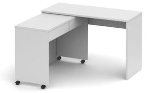 VERSAL fehér és barna mdf íróasztal