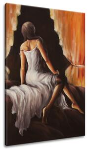 Gario Kézzel festett kép Szép lány Méret: 120 x 80 cm