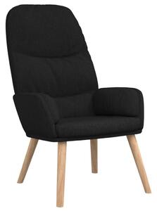 VidaXL Fekete Szövet Pihenőfotel - Modern Design