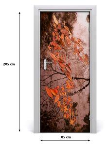 Ajtó tapéta Őszi levelek 85x205