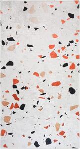 Narancssárga-elefántcsont színű mosható szőnyeg 60x100 cm Italian Stone – Vitaus