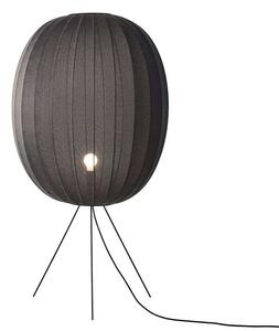 Made By Hand - Knit-Wit 65 High Oval Állólámpa Medium Black - Lampemesteren