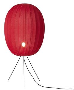 Made By Hand - Knit-Wit 65 High Oval Állólámpa Medium Maple Red - Lampemesteren