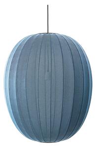 Made By Hand - Knit-Wit 65 High Oval Függőlámpa Blue Stone - Lampemesteren