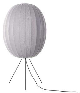 Made By Hand - Knit-Wit 65 High Oval Állólámpa Medium Silver - Lampemesteren
