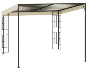 Kerti Falra Szerelhető Pavilon - 3x3m - Krémszín