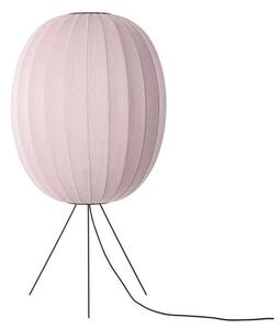 Made By Hand - Knit-Wit 65 High Oval Állólámpa Medium Light Pink - Lampemesteren