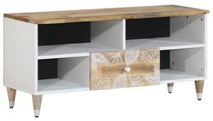 Tömör mangófa TV-szekrény100x33,5x46 cm