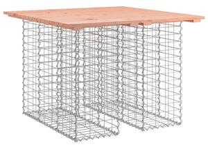 Duglászfenyő Gabion Kerti Pad - 100x102x72 cm